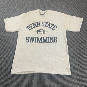 VTG Penn State Nittany Lions PSU T Shirt Adult M Slim Single Stitch Swimming 90s